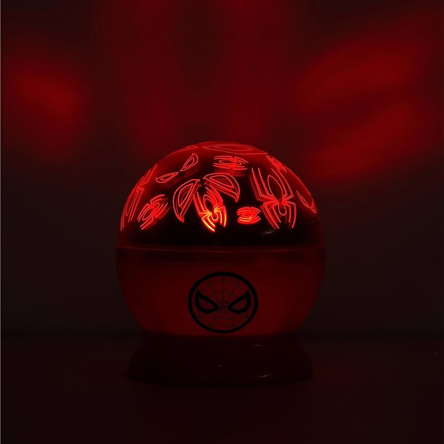 プロジェクター SPIDERMAN Superhero Night Light for Boys, Spiderman Projector Night